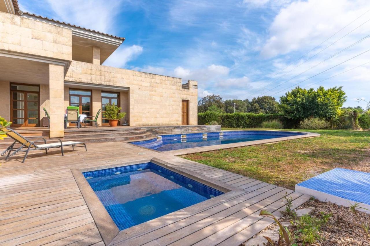 Villa De Lujo Con Piscina, Jacuzzi, Jardin Y Terraza Marratxí Esterno foto