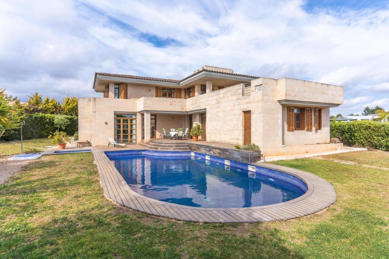 Villa De Lujo Con Piscina, Jacuzzi, Jardin Y Terraza Marratxí Esterno foto