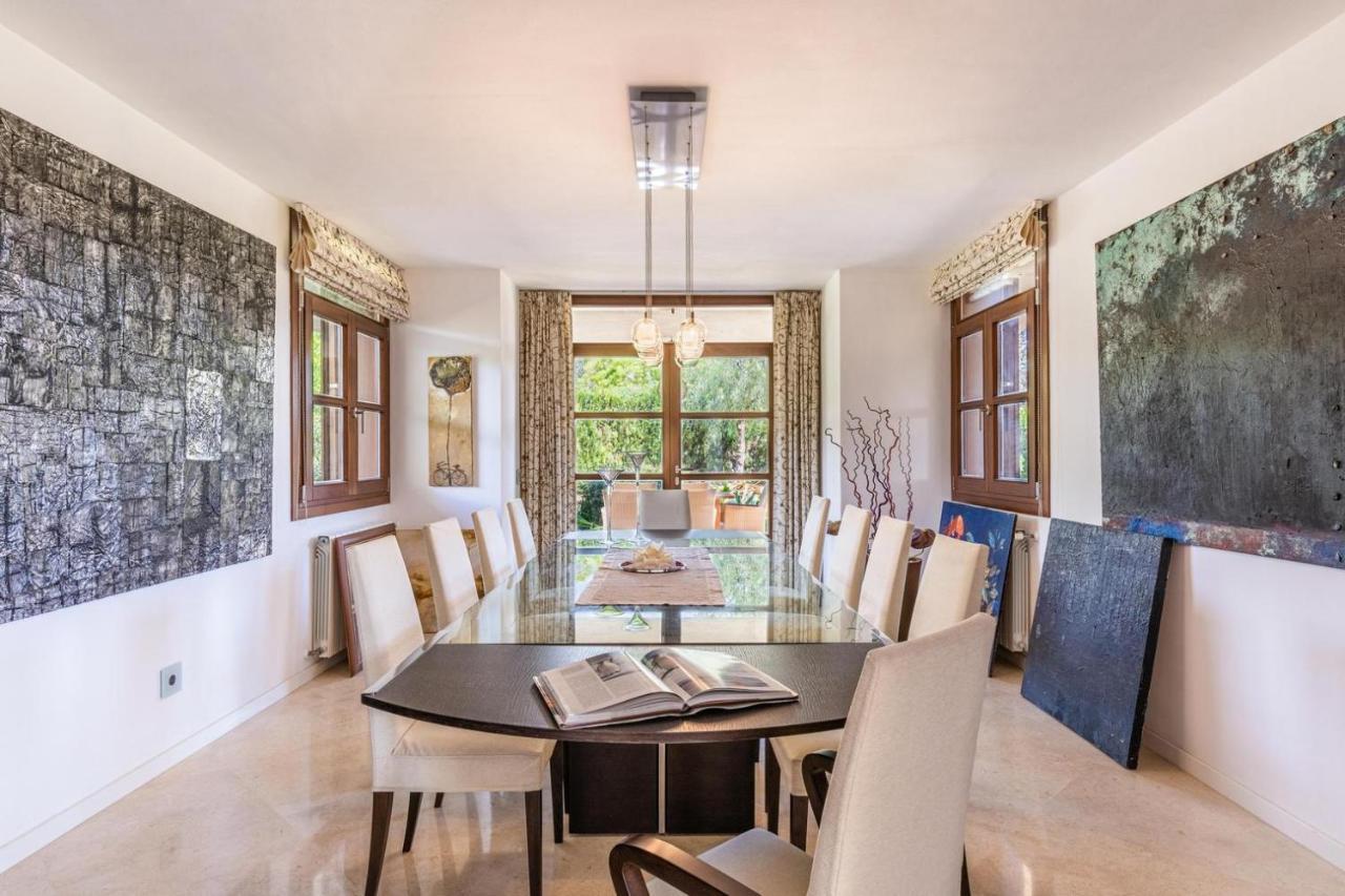 Villa De Lujo Con Piscina, Jacuzzi, Jardin Y Terraza Marratxí Esterno foto